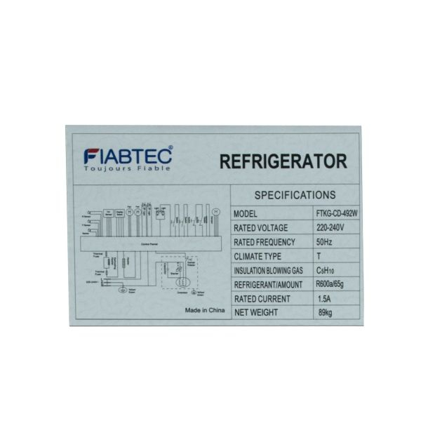 réfrigérateur-porte-française-double-battant---482-litres---fiabtec---ftkg-cd-492w---no-frost-a+++---acier-inoxydable---garantie-6-mois