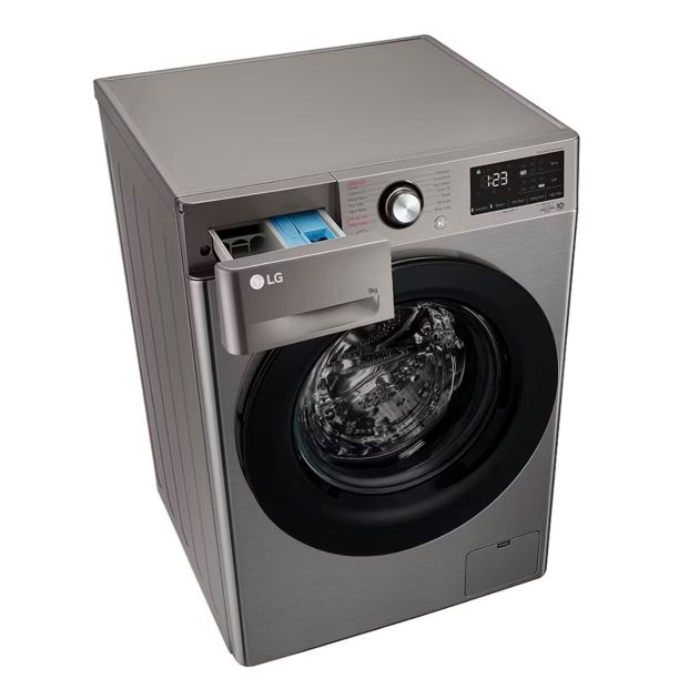 machine-à-laver-automatique---lg---f4r3vyg6p--9kg---ai-dd---vapeur---f4r3vyg6p---argent---garantie-12-mois