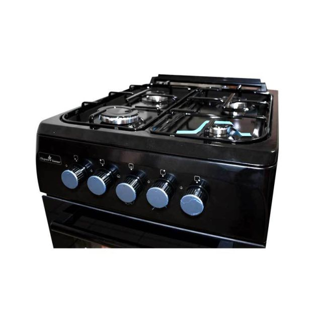 cuisinière-à-gaz---super-flame---standard---sfk506040g---4-feux---50-x-60-cm---noir--6-mois-de-garantie