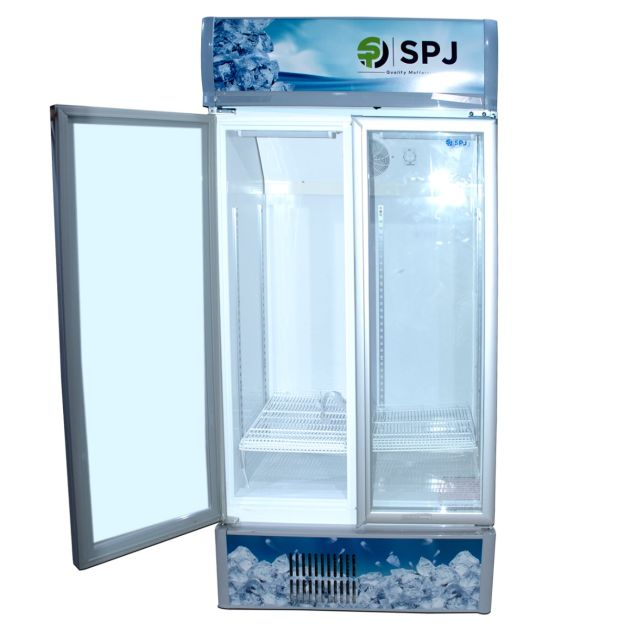 réfrigérateur-vitré-spj---409-litres---sccstw-700c023---double-portes-led---silencieux---garantie-12-mois