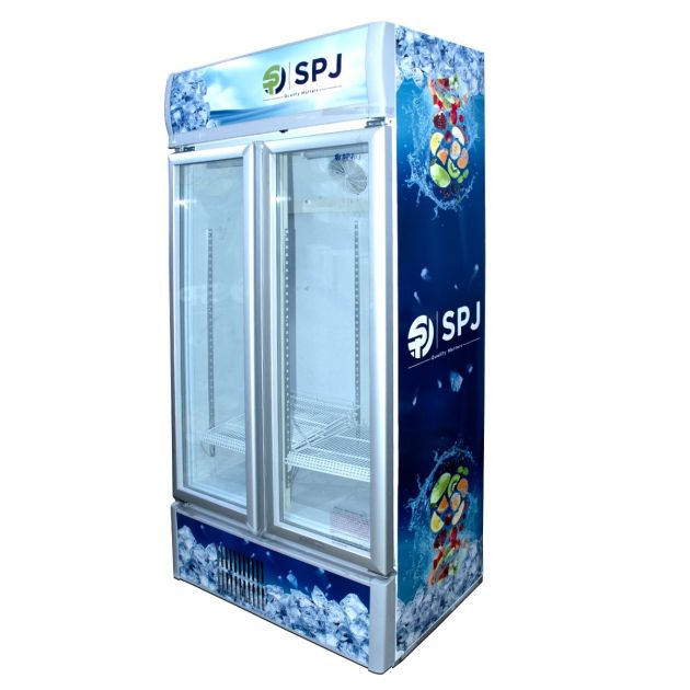 réfrigérateur-vitré-spj---409-litres---sccstw-700c023---double-portes-led---silencieux---garantie-12-mois