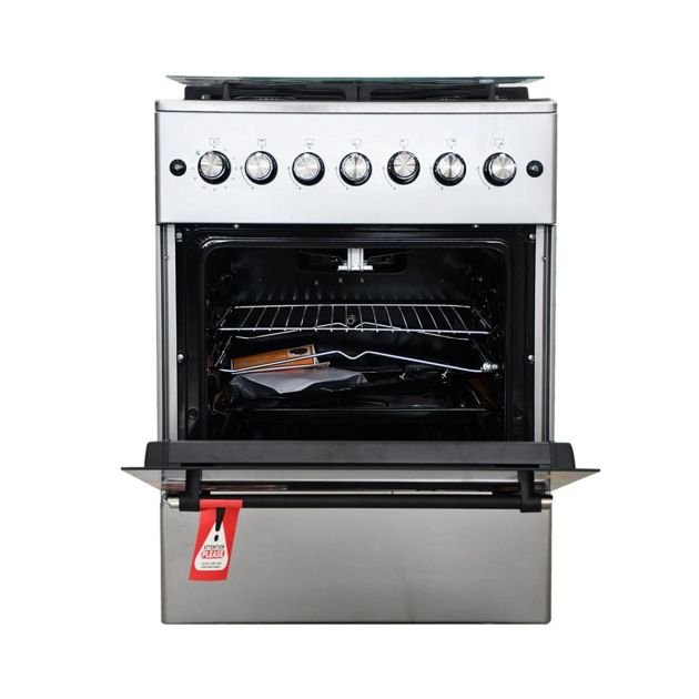 cuisinière-à-gaz-eurolux---eur.trendy---4-feux-+-four---60-x-60-cm---inox---6-mois-de-garantie