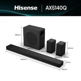 hisense-ax5140q-5.système-de-barre-de-son-multicanal-en-noir-600w-6-mois-de-garantie