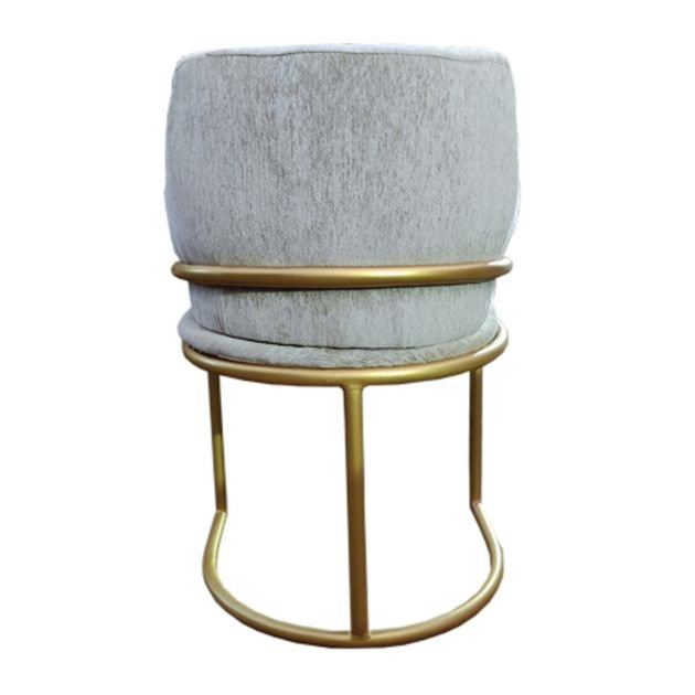 table-à-manger-rectangulaire-+-4-chaises-en-velours-blanc---cadre-en-or