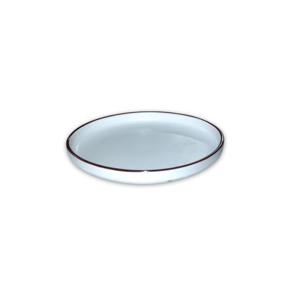 service-de-table---set-de-12pcs---résistant-en-grès-céramique---atmosphere-of-art---a0104666---ref55---4pcs-assiette-ronde-large-27cm---4pcs-assiette-dessert-20cm---4pcs-bols-18-cm---blanc-avec-bordure-marron