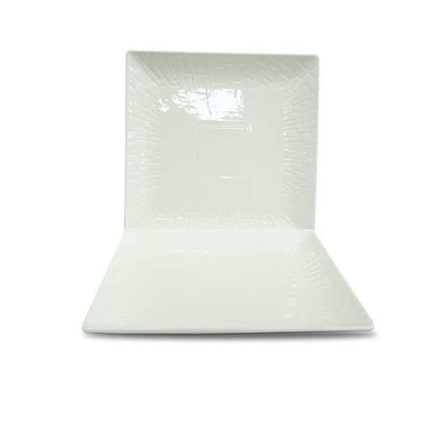 set-de-6-assiettes-à-dessert-carrées-en-porcelaine-avec-bord---kr2401041--blanc