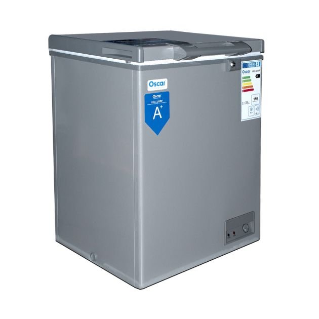 congelateur-coffre-oscar-osc-220df-116-litres-systeme-statique-thermostat-reglable-panier-amovible-gris-noir-garantie-6-mois-7124