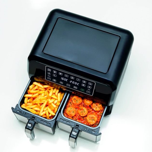 friteuse-numerique-multifonction-sans-huile-avec-double-compartiment-de-friture-khealthy-fry-dual-kenwood-hfm75-2500-w-8-l-35c-200c-noirargent-garantie-3-mois-7574