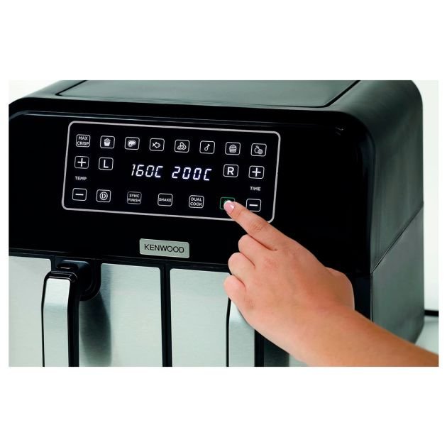friteuse-numerique-multifonction-sans-huile-avec-double-compartiment-de-friture-khealthy-fry-dual-kenwood-hfm75-2500-w-8-l-35c-200c-noirargent-garantie-3-mois-7574