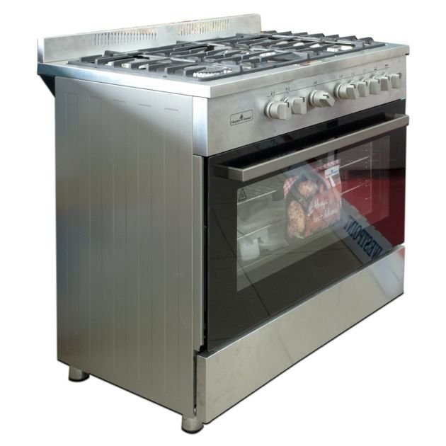 cuisiniere-a-gaz-semi-professionnelle-superflame-sfksc-90605g-5-bruleurs-90x60-cm-four-a-gaz-avec-grill-rotissoire-inox-minuterie-mecanique-tiroir-chauffe-plat-garantie-6-mois-7843