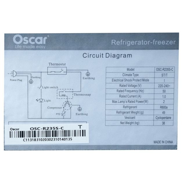 refrigerateur-combine-oscar-osc-r235s-c-186l-gris-garantie-6-mois-7872