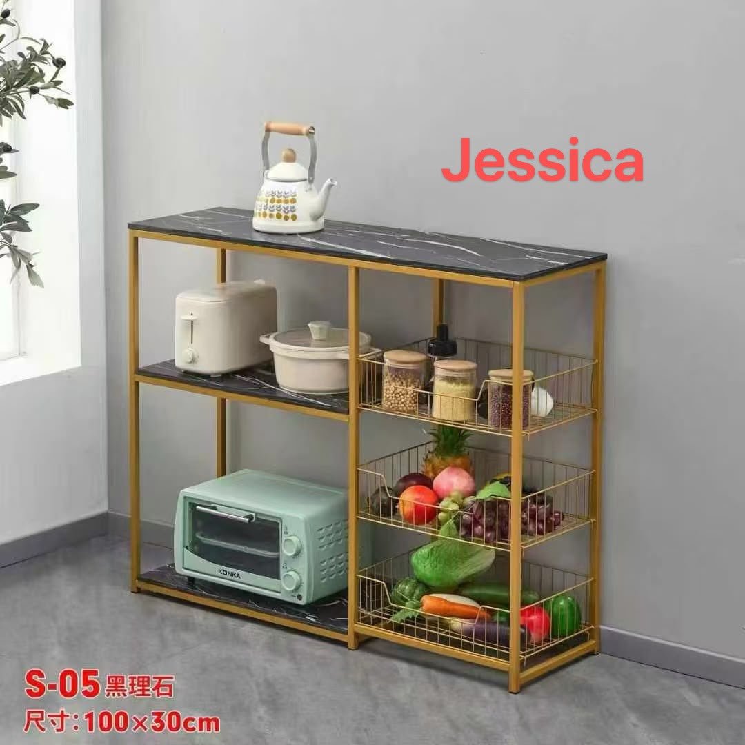 etagere-de-cuisine-multifonctionnelle-en-bois-et-metal-blanc-100-x-30-cm-7875