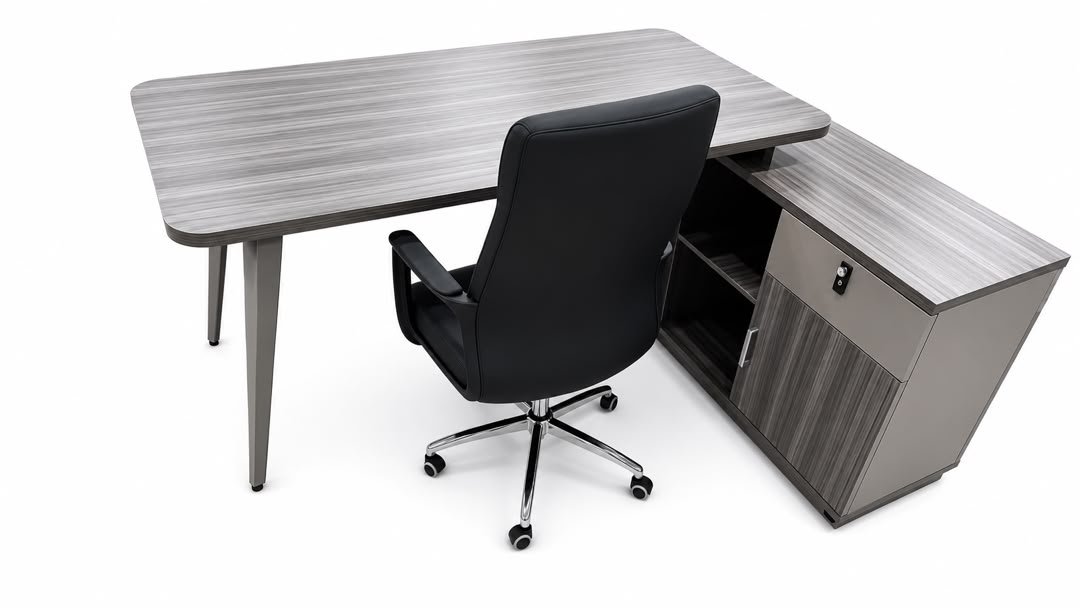un-bureau-dangle-en-l-avec-caisson-et-fauteuil-de-direction-style-bureau-7907