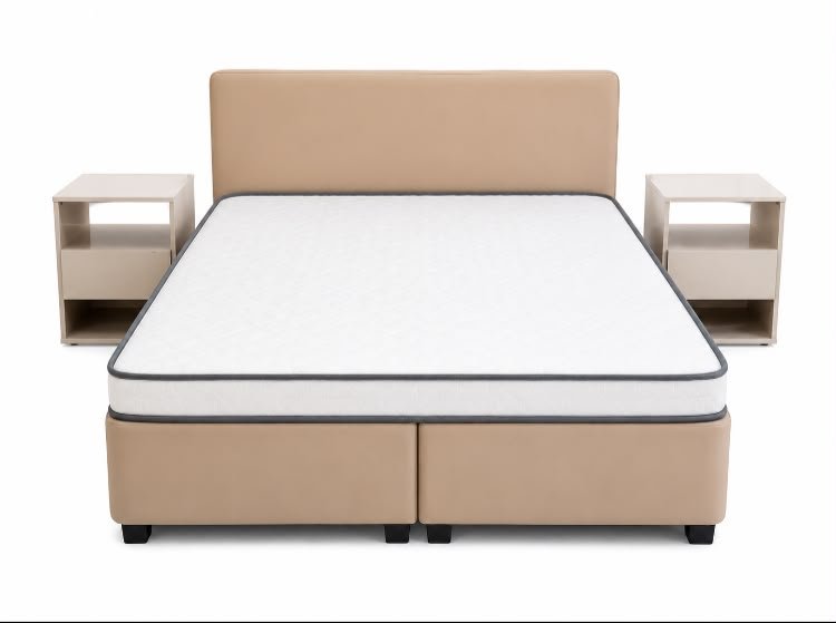 un-lit-avec-sommier-tapisse-et-2-table-moderne-7909