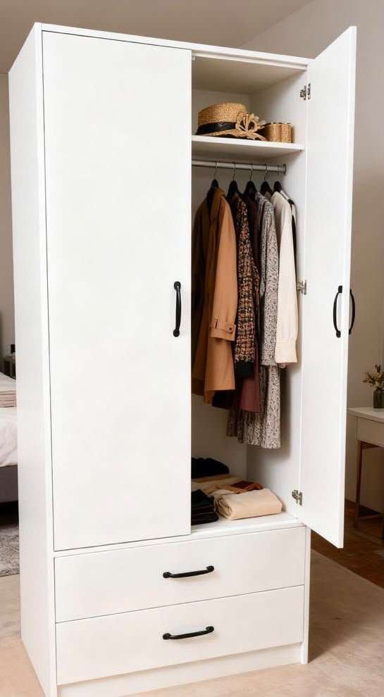 armoire-de-chambre-blanche-2-portes-2-tiroirs-7969