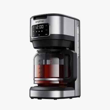 cafetiere-electrique-oraimo-au-design-moderne-noir-et-argente-8108