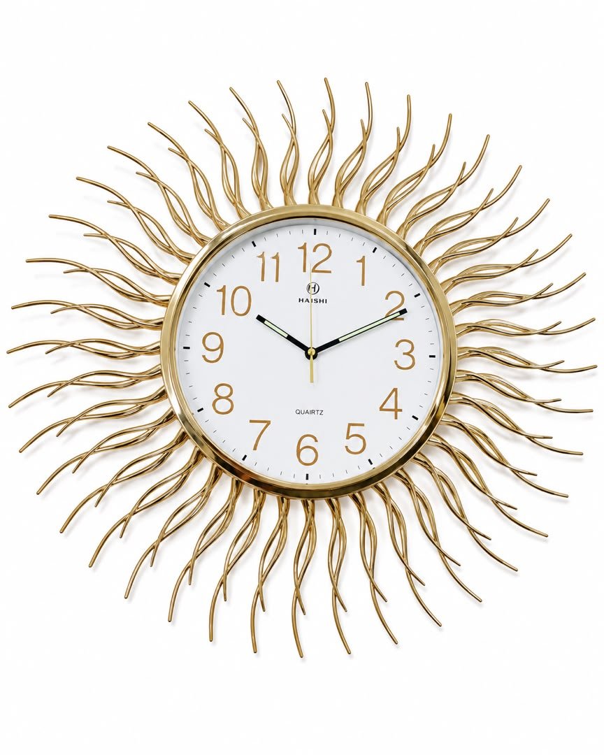 horloge-murale-design-soleil-dore-marque-haishi-8247