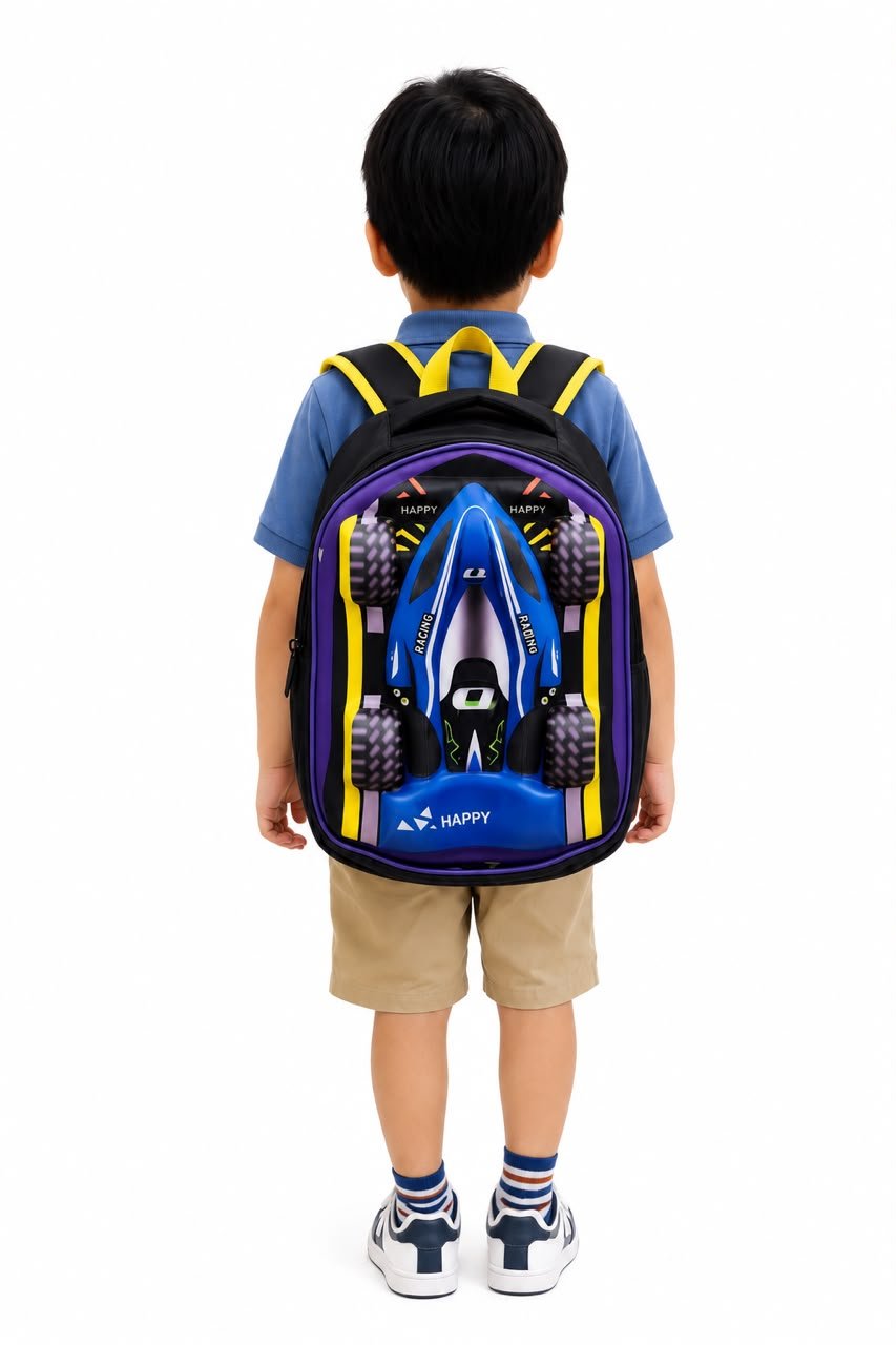 cartable-scolaire-enfant-racing-car-3d-bleuvioletjaune-8273