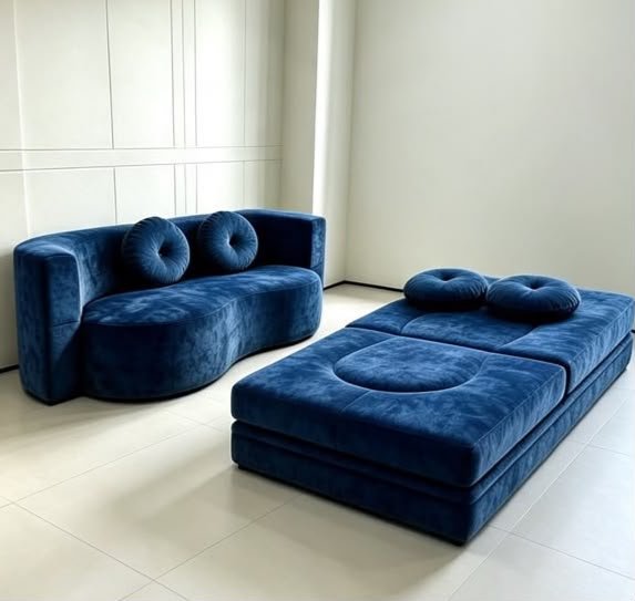canape-lit-convertible-en-velours-bleu-marine-design-organique-8277