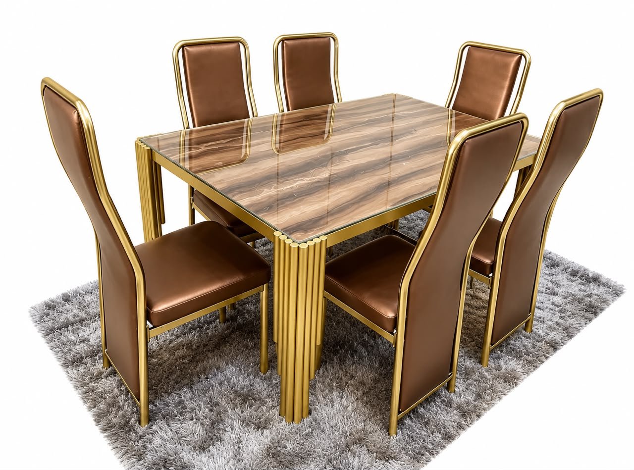 ensemble-table-a-manger-6-chaises-design-luxe-dore-effet-marbre-8285