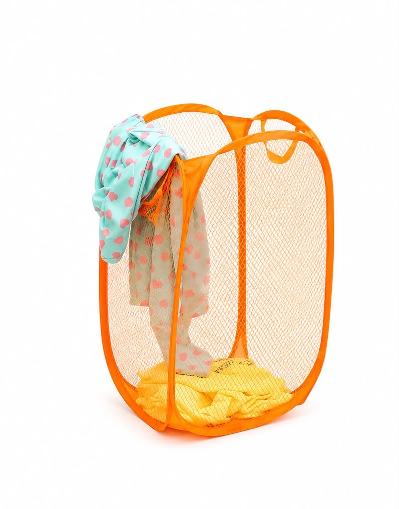 panier-a-linge-pliable-pop-up-en-filet-orange-8305