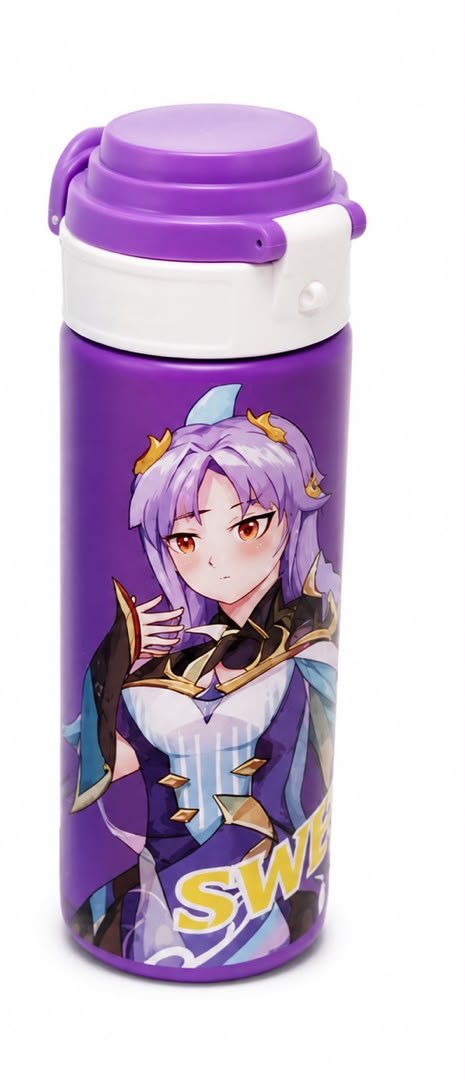 gourde-en-acier-inoxydable-avec-illustration-style-anime-violet-8310