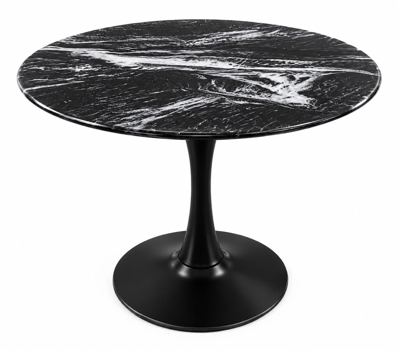 table-ronde-design-tulipe-effet-marbre-noir-8343