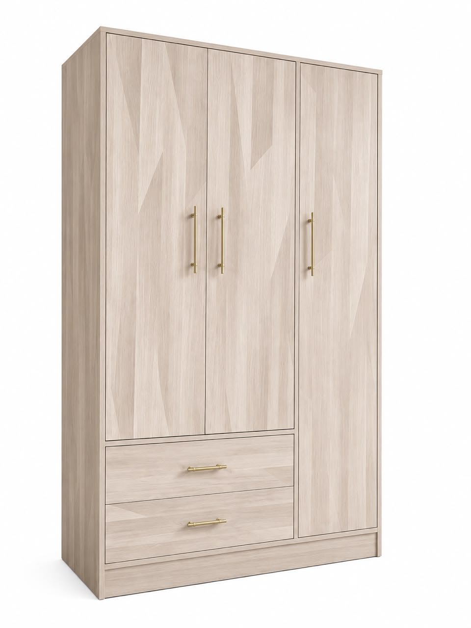 armoire-3-portes-avec-tiroirs-bois-clair-et-details-dores-8348
