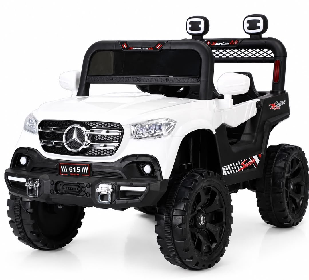voiture-electrique-enfant-style-pick-up-tout-terrain-blanc-8357