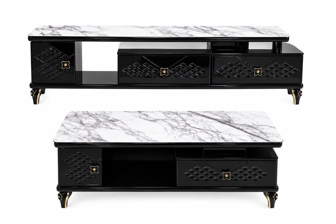 ensemble-meuble-tv-et-table-basse-noir-marbre-8468