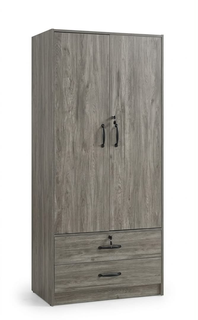 armoire-2-portes-avec-tiroirs-verrouillables-finition-chene-gris-8530