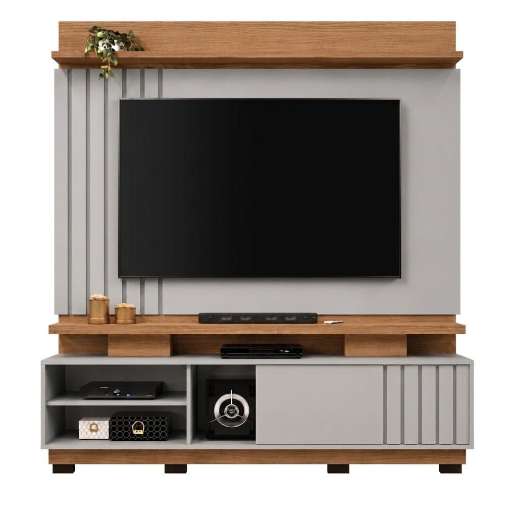 meuble-tv-mural-bois-et-gris-avec-rangements-8536