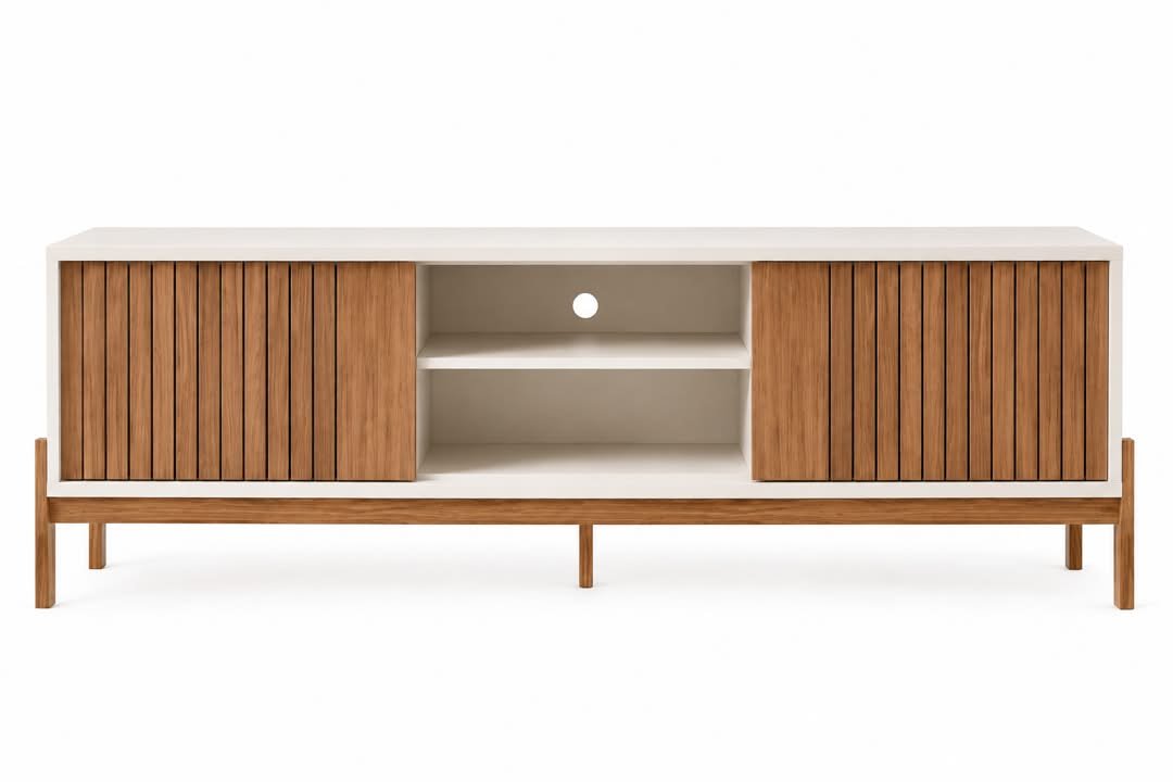 meuble-tv-scandinave-blanc-et-bois-a-portes-rainurees-8566