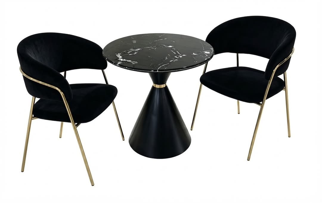 ensemble-table-ronde-noire-et-2-fauteuils-velours-8575