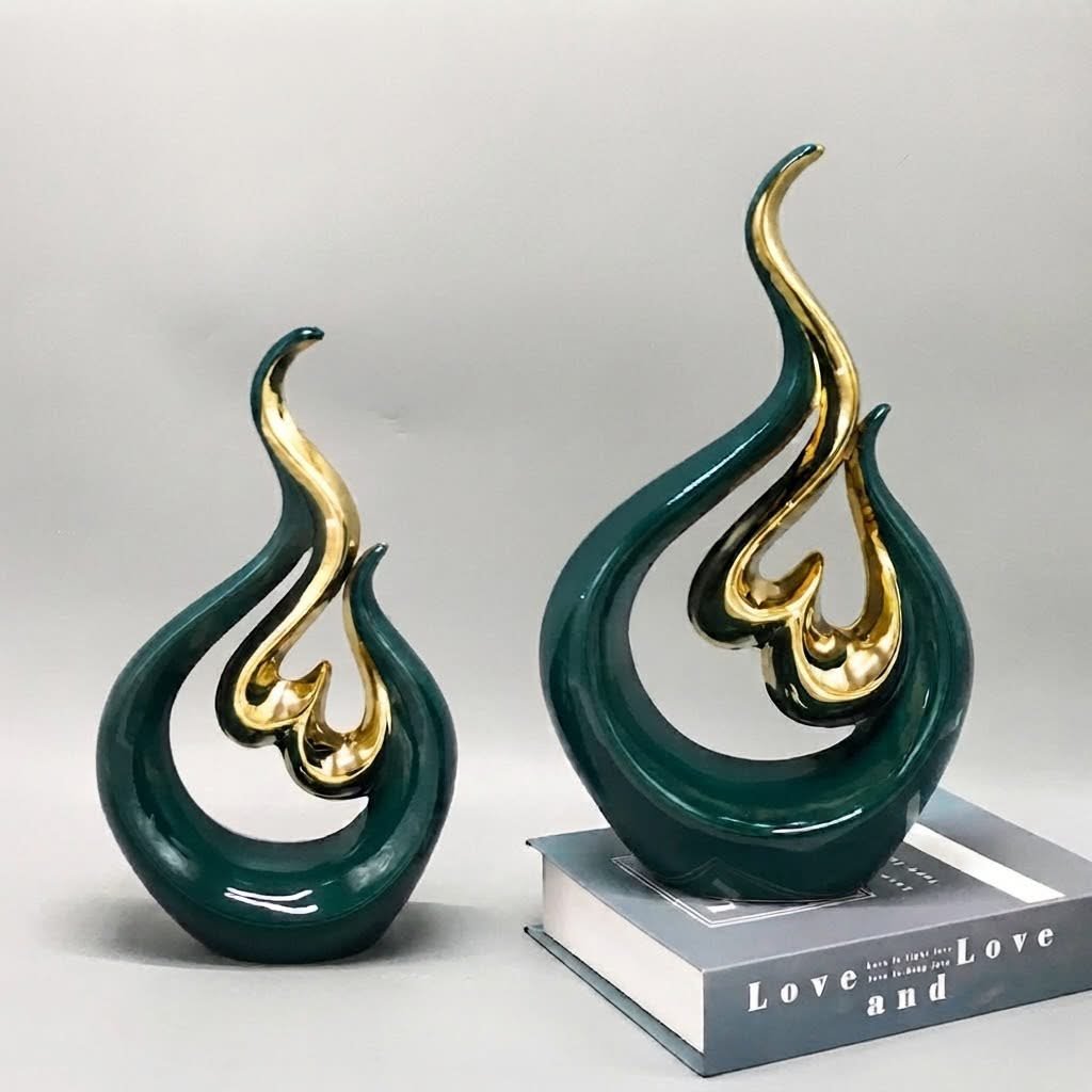 sculptures-decoratives-vert-emeraude-et-dore-lot-de-2-8581
