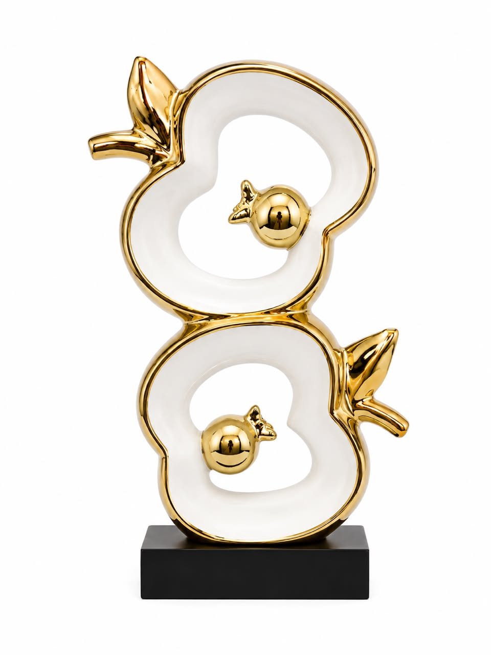 statuette-decorative-design-fruits-stylises-blanc-et-dore-8588
