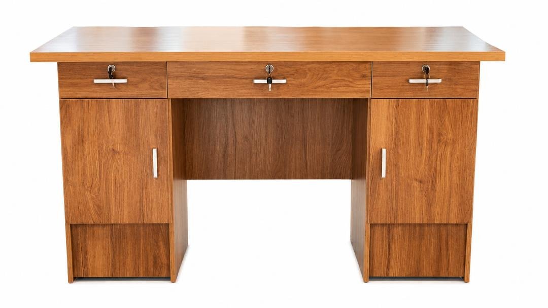 bureau-administratif-double-caisson-finition-bois-brun-miel-chene-dore-8634