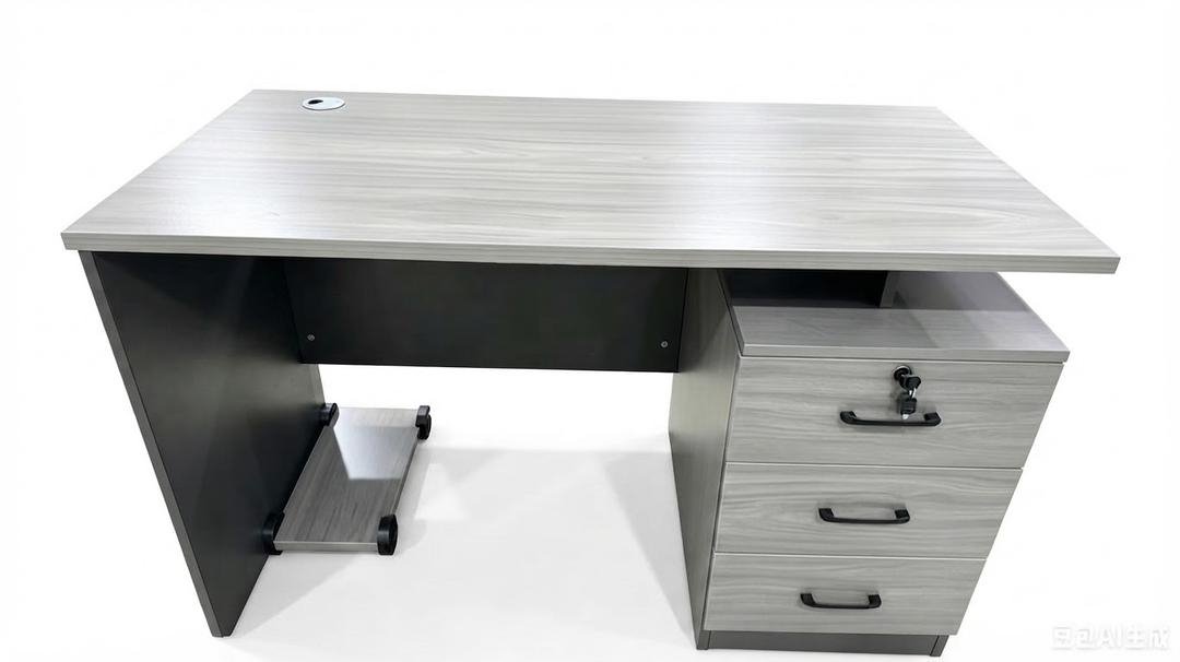 bureau-informatique-moderne-finition-bois-gris-clair-et-structure-laterale-sombre-8637