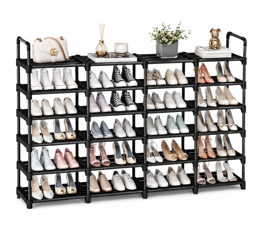 etagere-a-chaussures-modulable-4-colonnes-5-niveaux-noir-8702