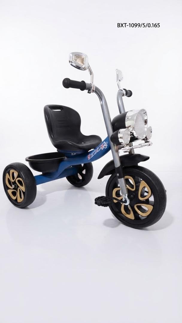 tricycle-enfant-bleu-style-moto-avec-doubles-phares-chromes-8731