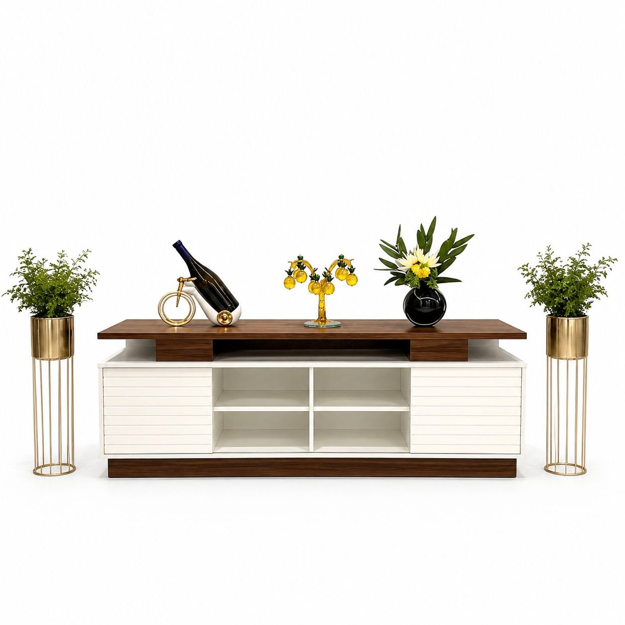 meuble-tv-bois-brun-blanc-avec-espace-ouvert-central-8741