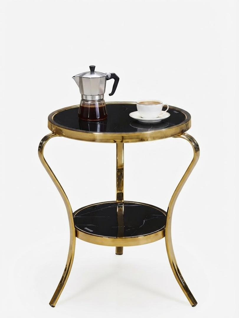 table-dappoint-ronde-marbre-noir-dore-8762