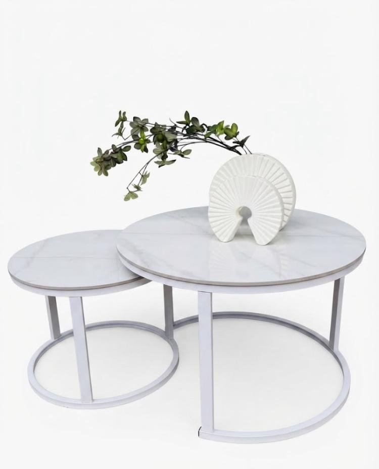 duo-de-tables-basses-gigognes-plateau-marbre-blanc-et-structure-blanche-epuree-8802