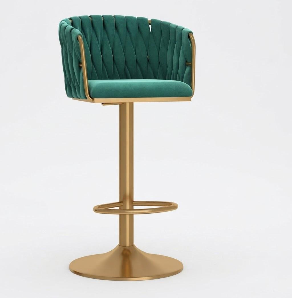 tabouret-de-bar-pivotant-velours-vert-emeraude-et-pied-dore-8817