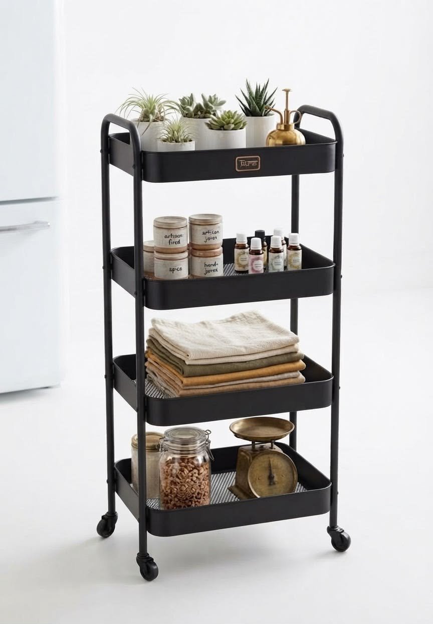 chariot-de-rangement-mobile-4-niveaux-noir-8826