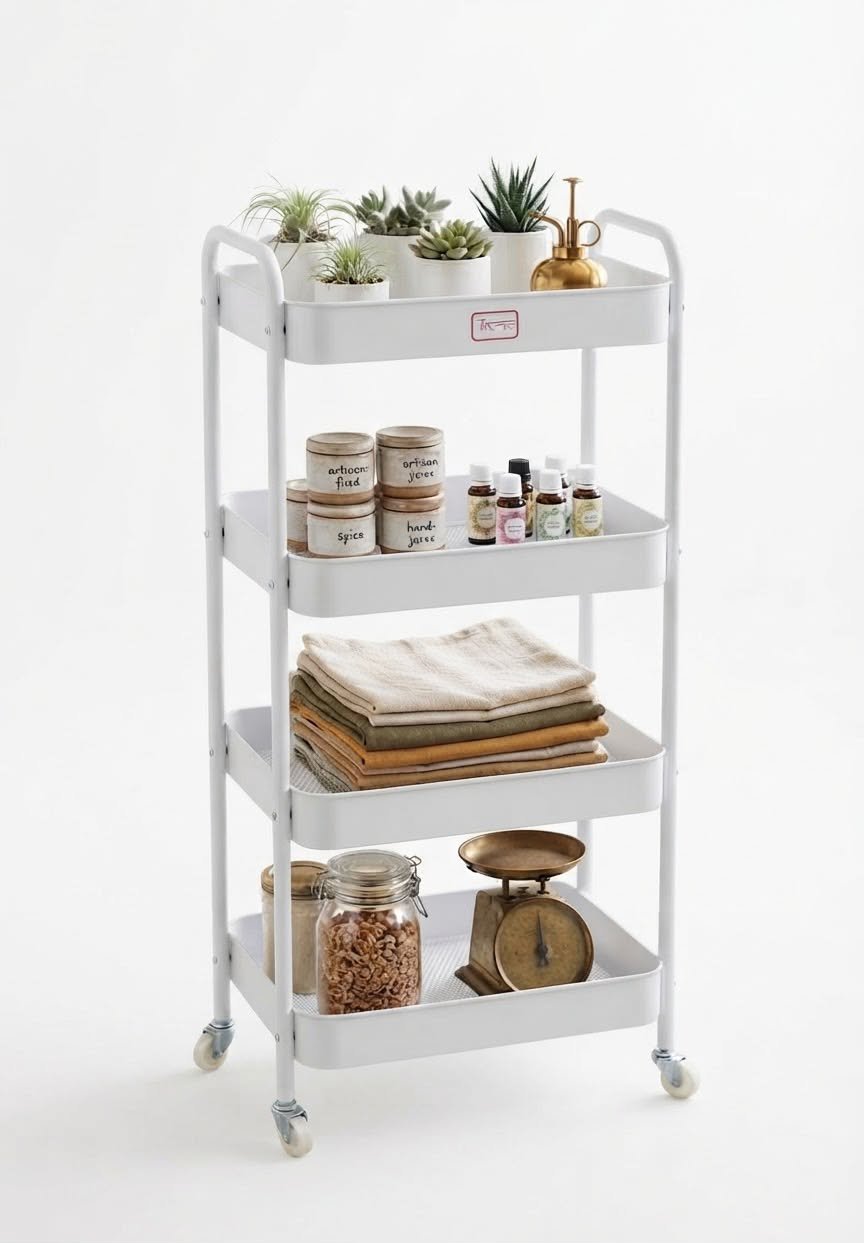 chariot-de-rangement-mobile-4-niveaux-blanc-8827