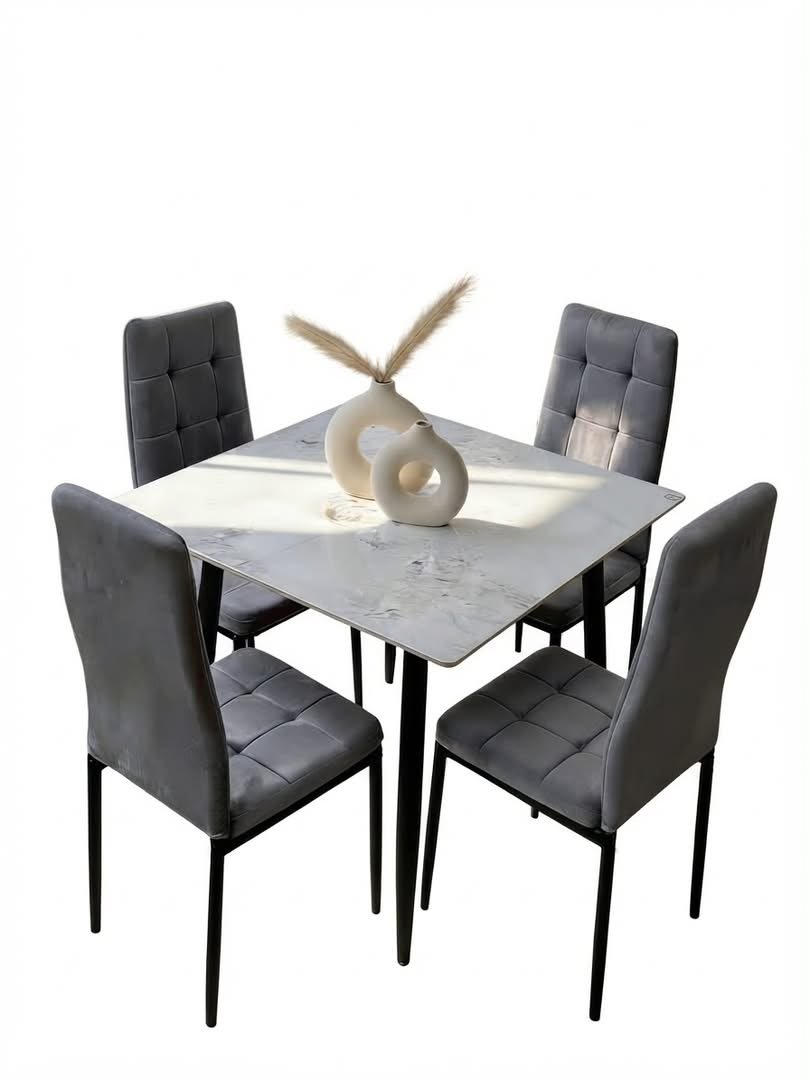 ensemble-table-a-manger-marbre-blanc-4-chaises-grises-8870