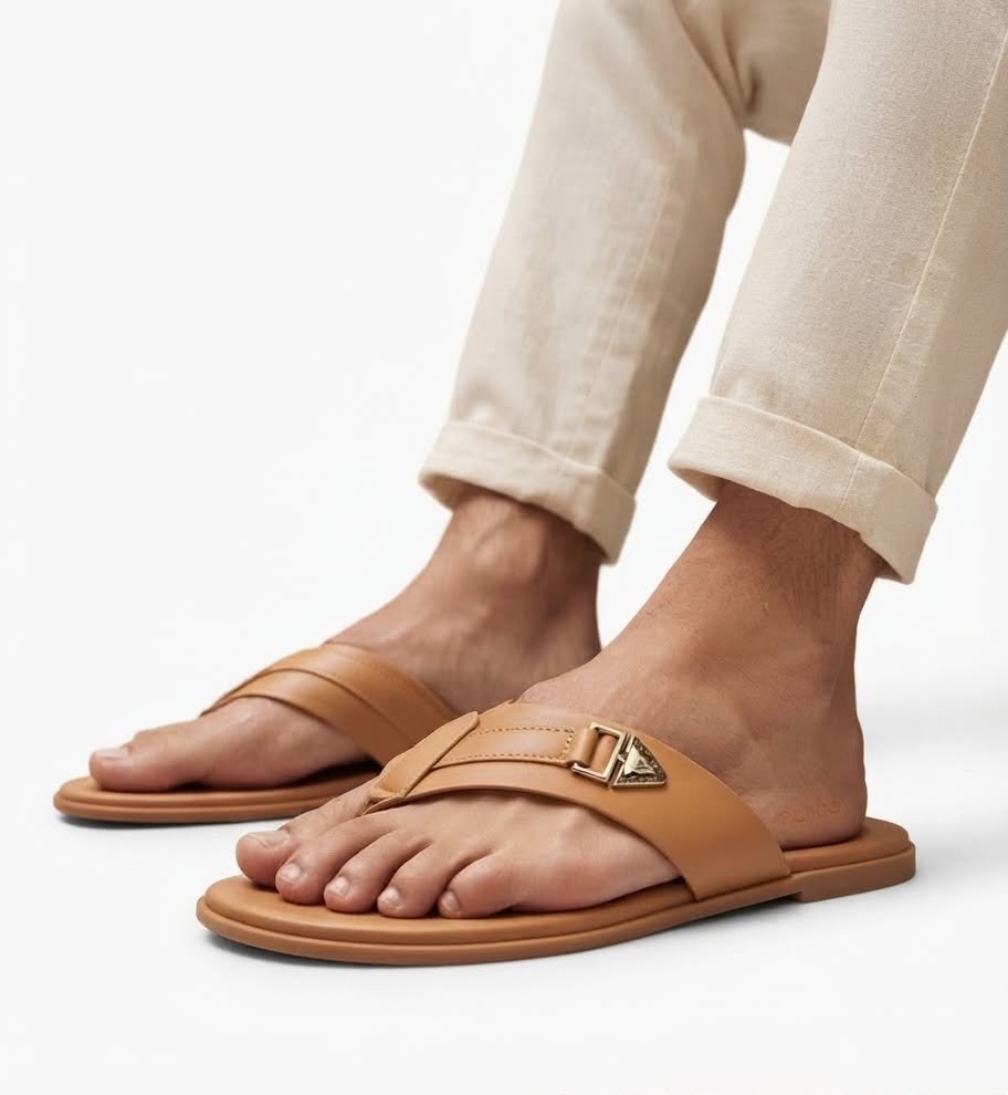 tongs-homme-camel-a-boucle-doree-8893