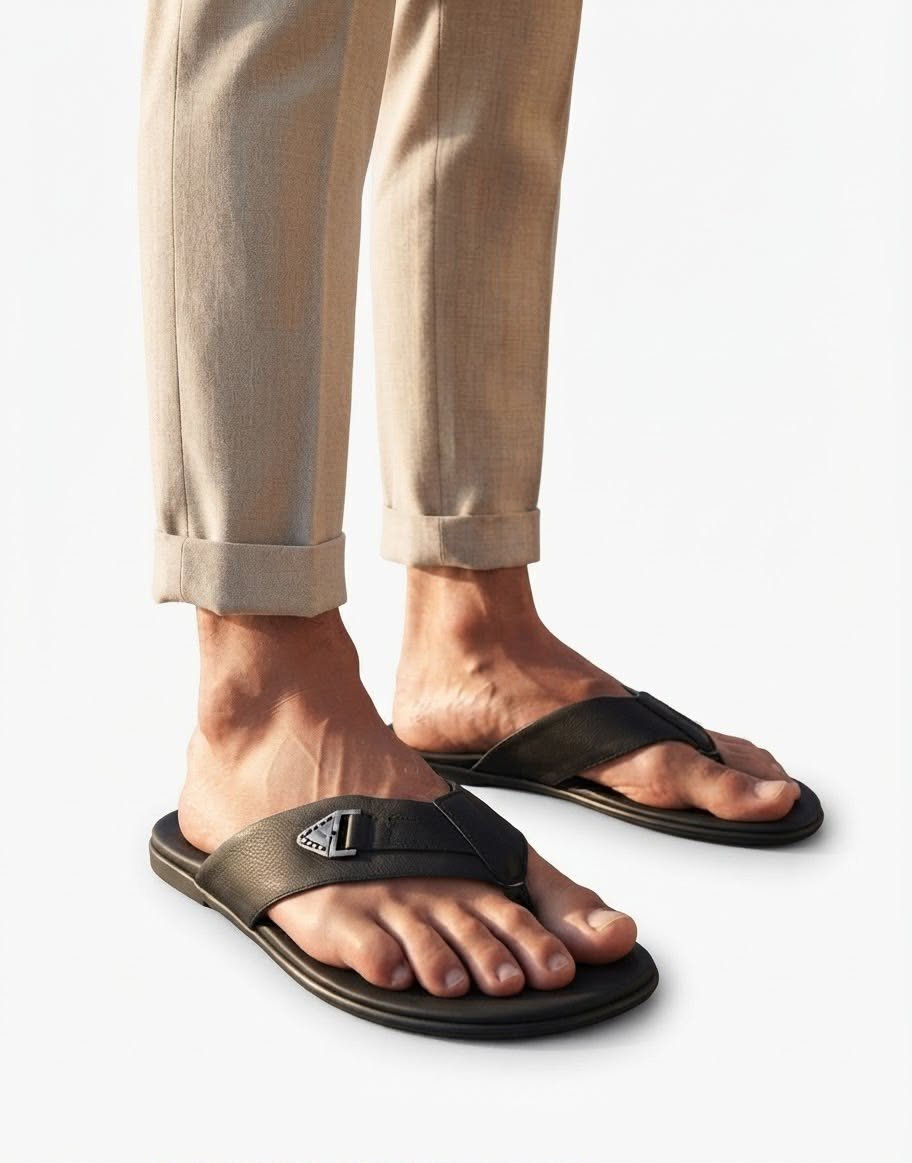 tongs-homme-noires-a-boucle-metallique-8894
