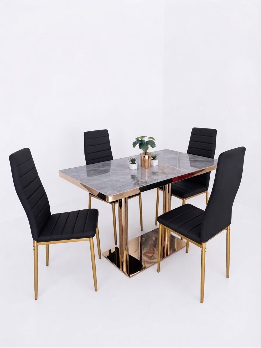 salle-a-manger-4-places-table-en-marbre-et-chaises-capitonnees-noires-8935